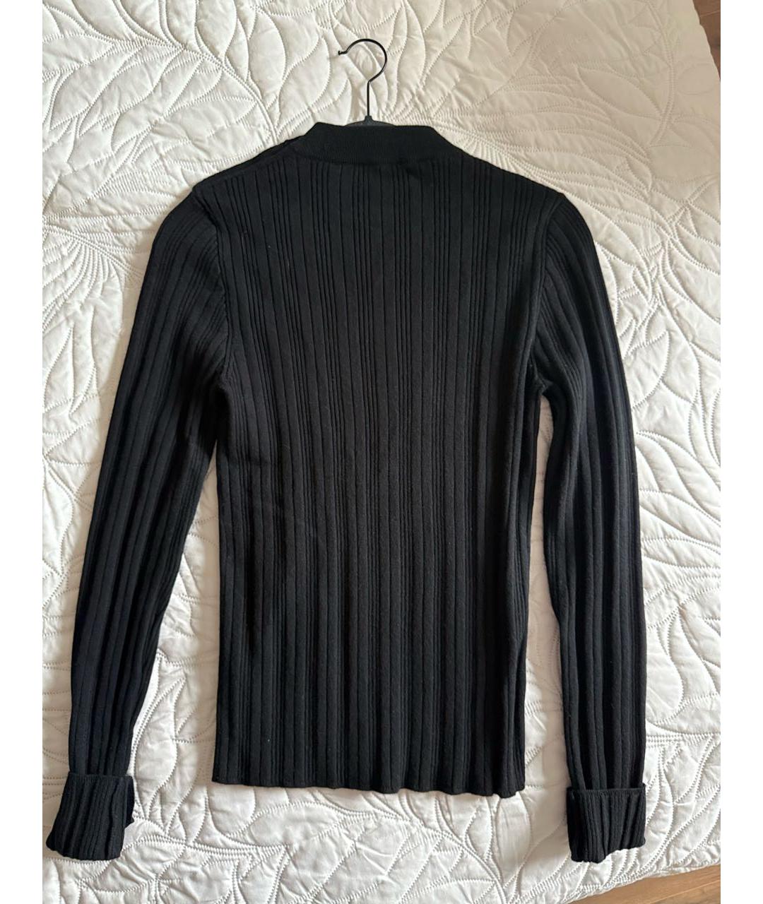 LOUIS VUITTON Черный шерстяной джемпер / свитер, фото 2