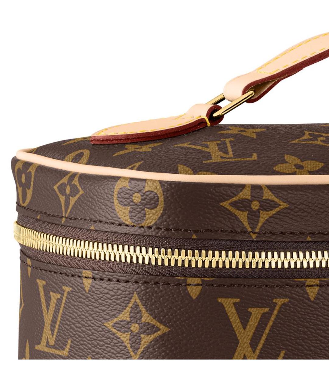 LOUIS VUITTON Коричневая косметичка, фото 2
