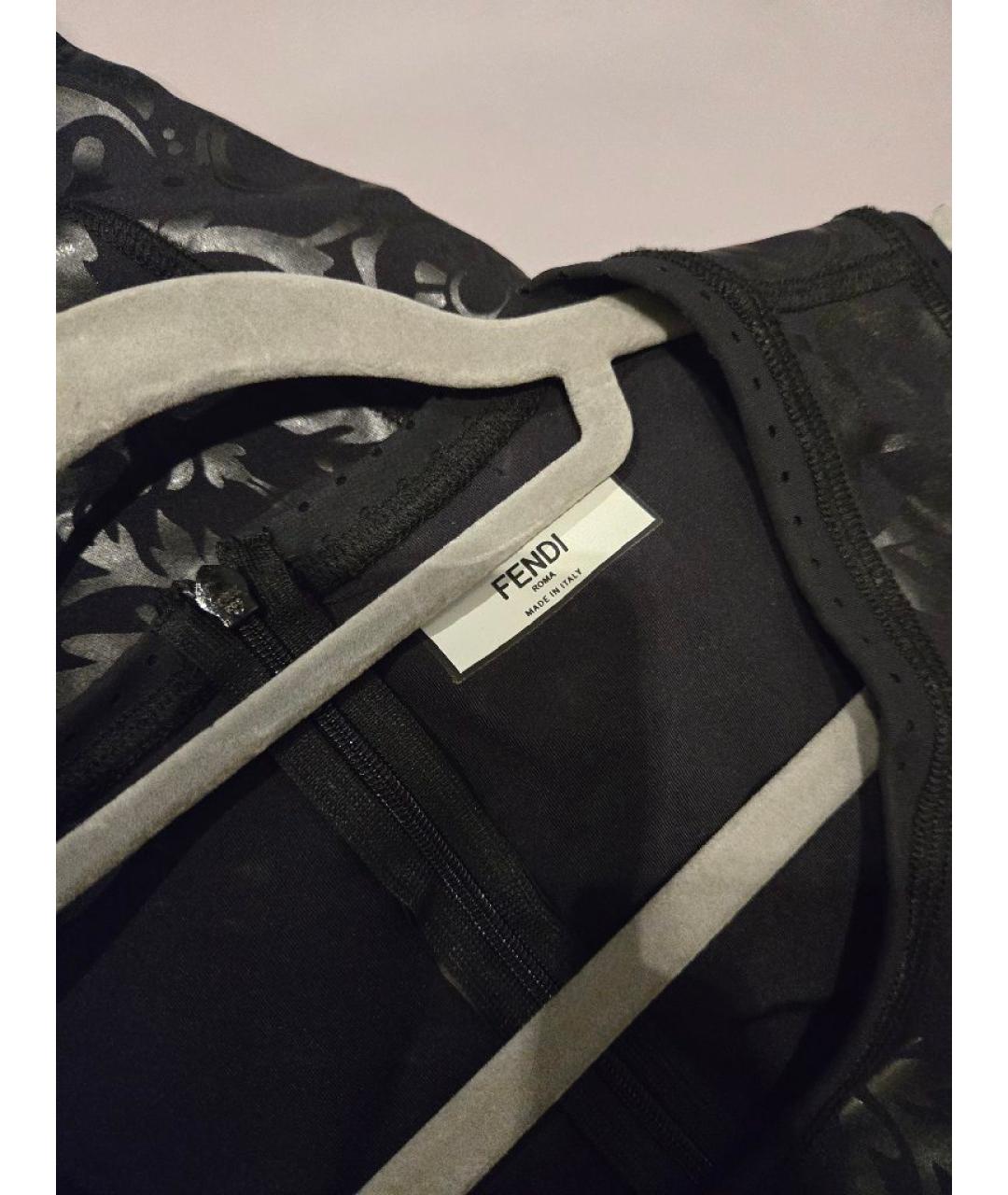 FENDI Черный полиамидовый комбинезон, фото 6