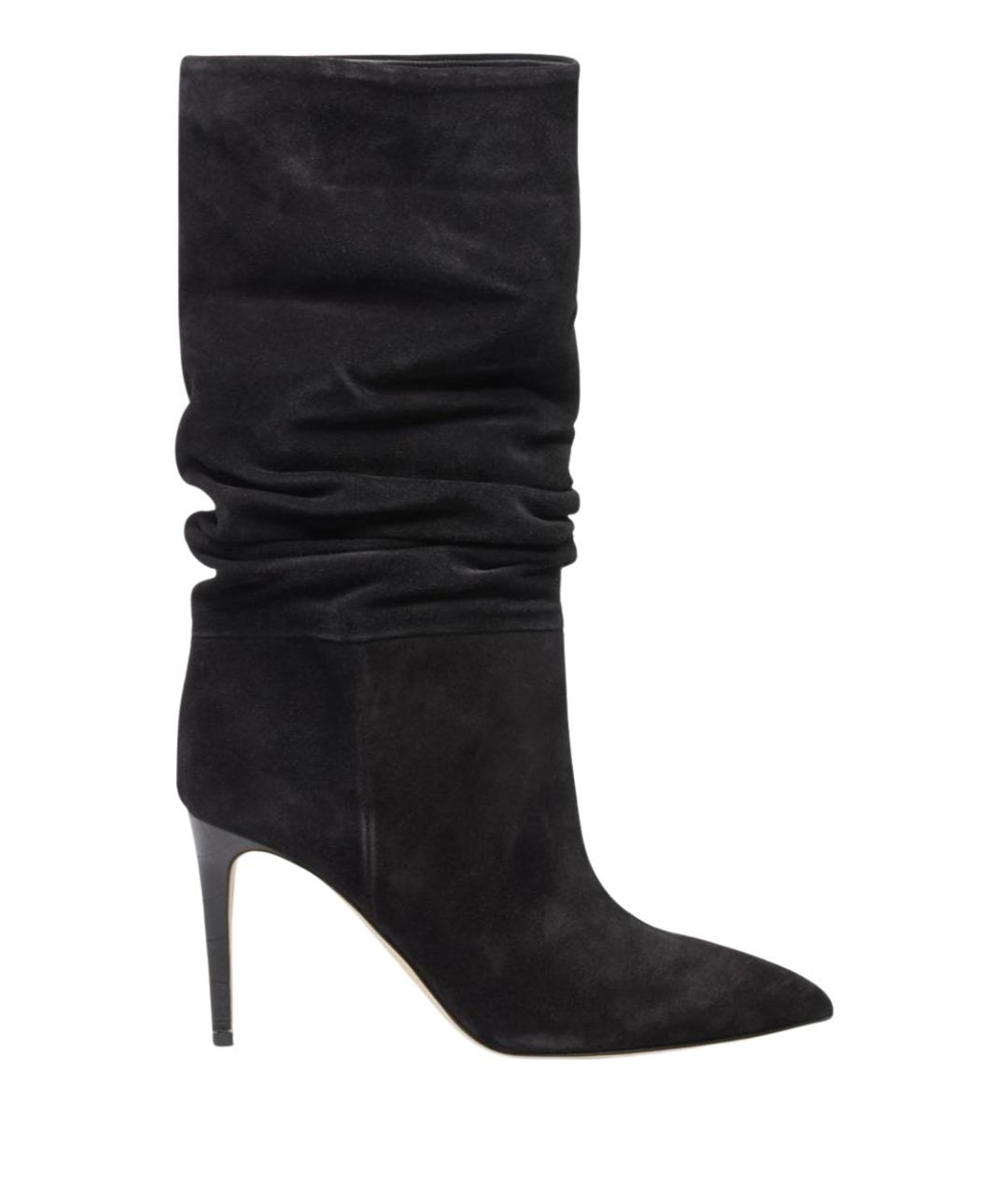 PARIS TEXAS Черные кожаные ботильоны, фото 1