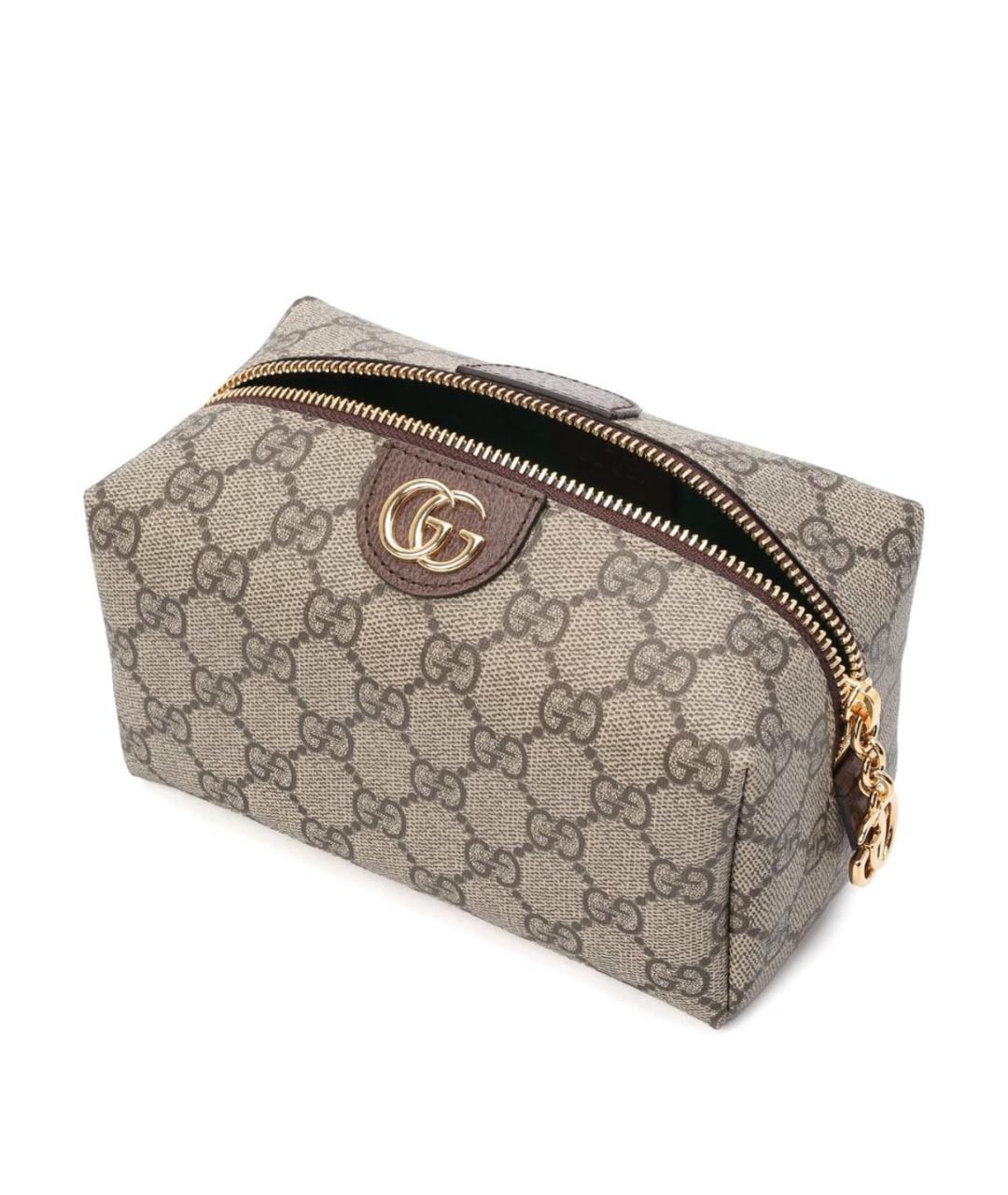 GUCCI Бежевая косметичка, фото 3