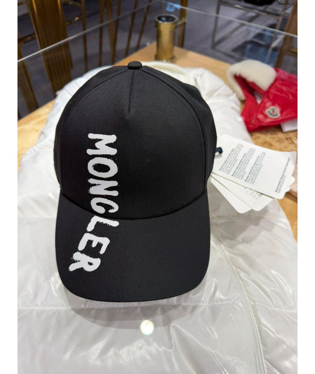 MONCLER Черная кепка/бейсболка, фото 2