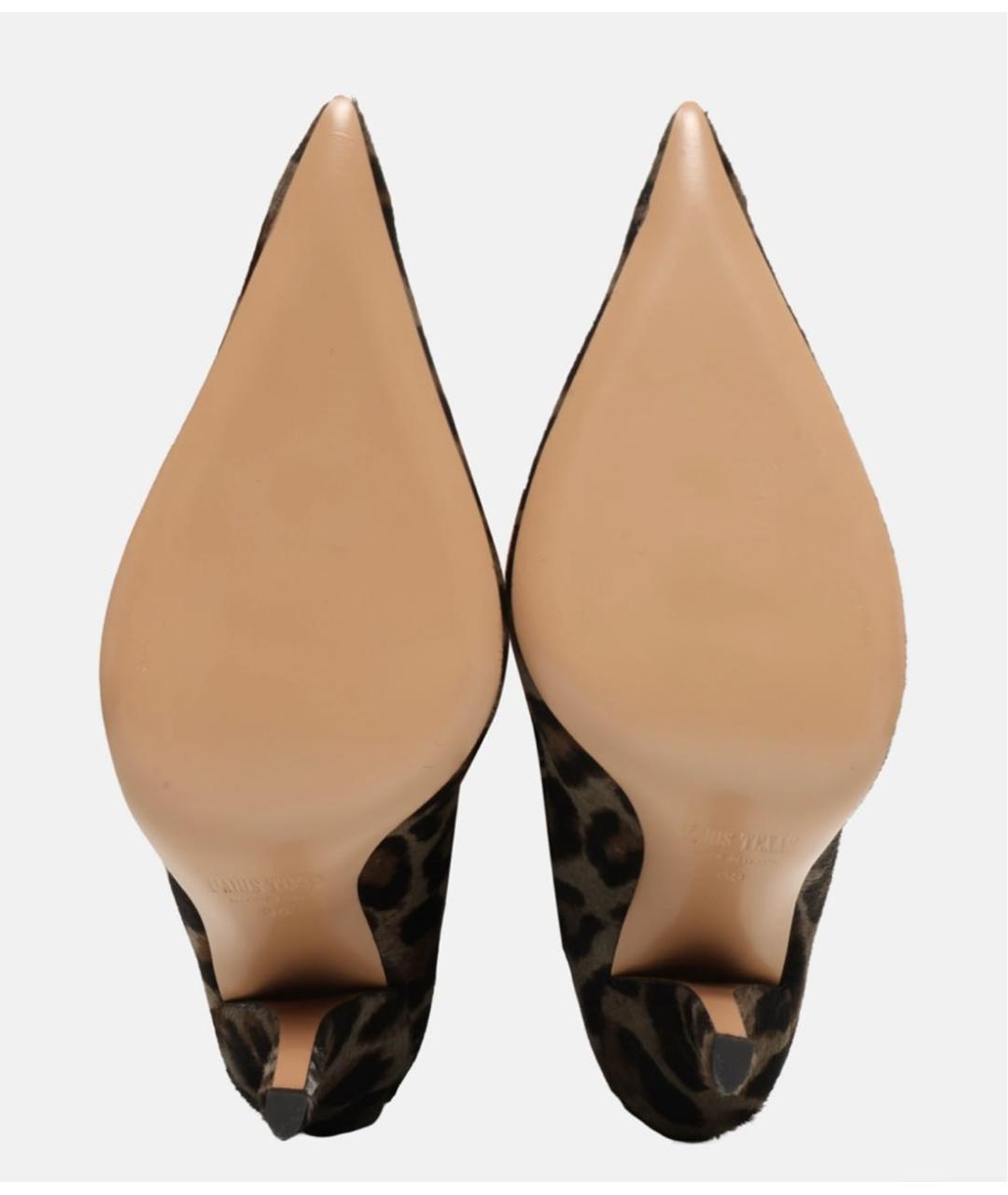 PARIS TEXAS Коричневые кожаные сапоги, фото 4