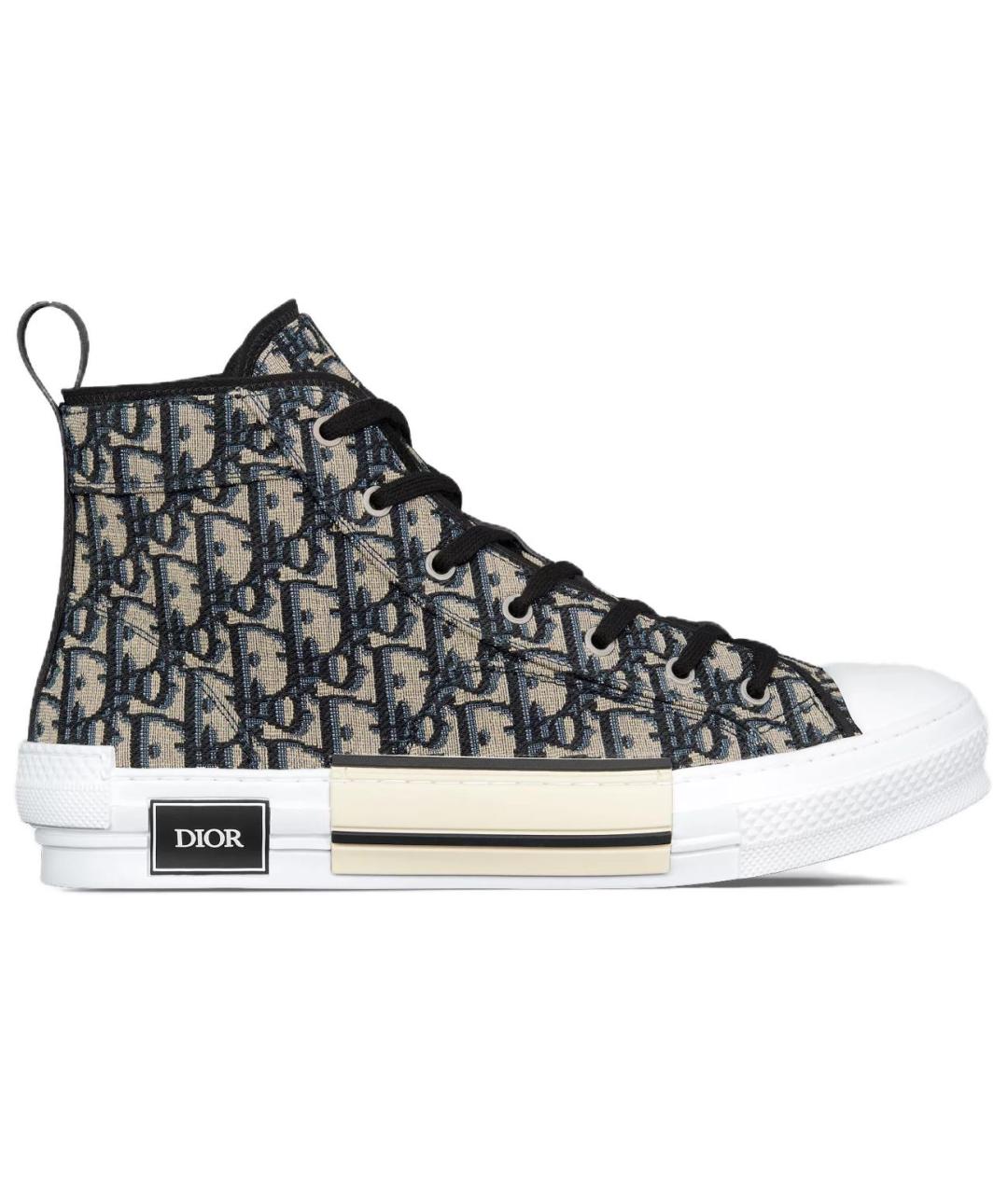 CHRISTIAN DIOR Черные высокие кроссовки / кеды, фото 1
