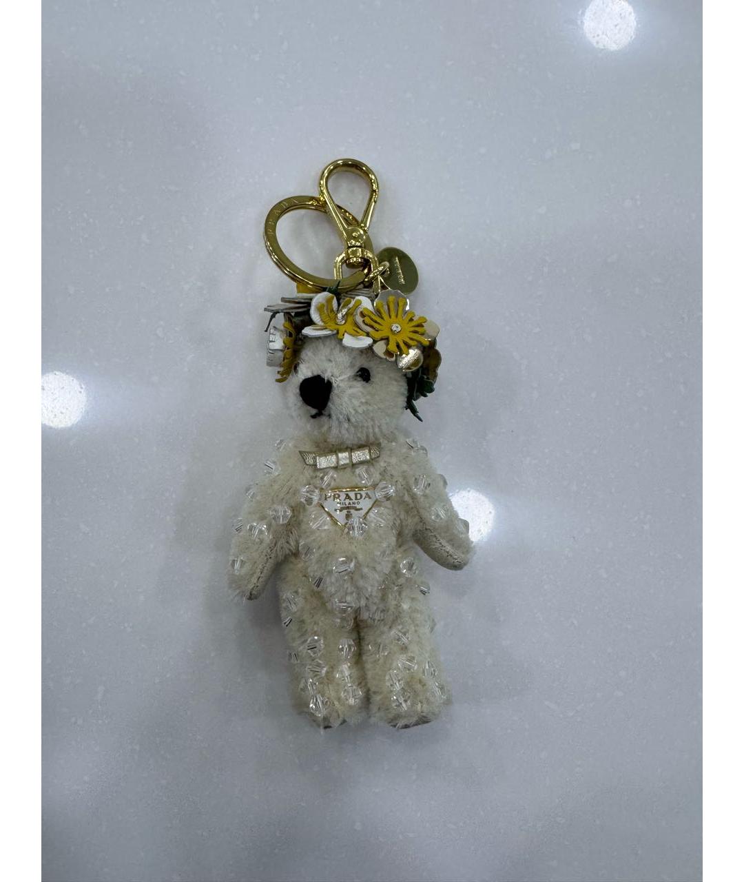 PRADA Белый брелок, фото 9