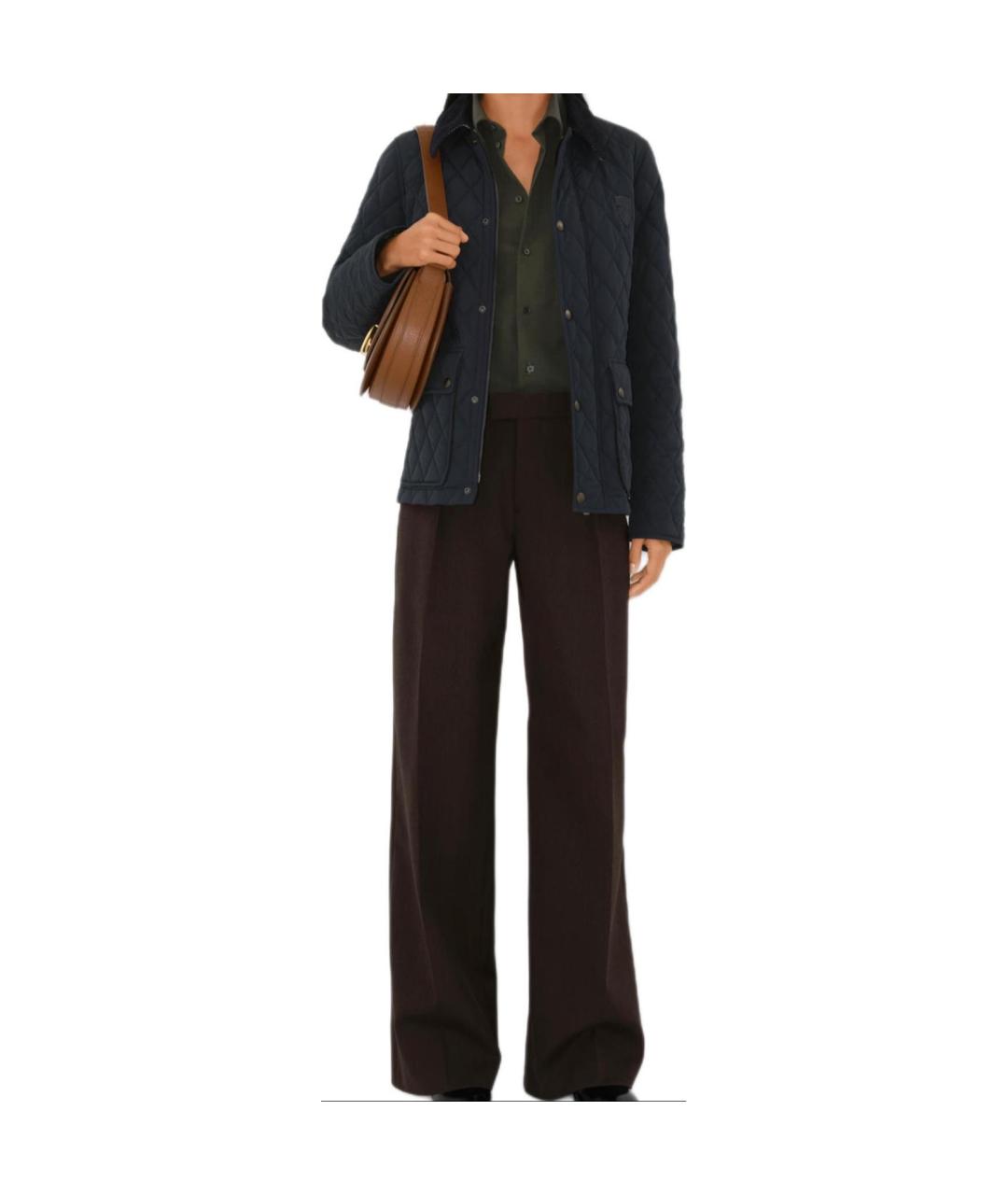 BURBERRY Темно-синяя куртка, фото 2