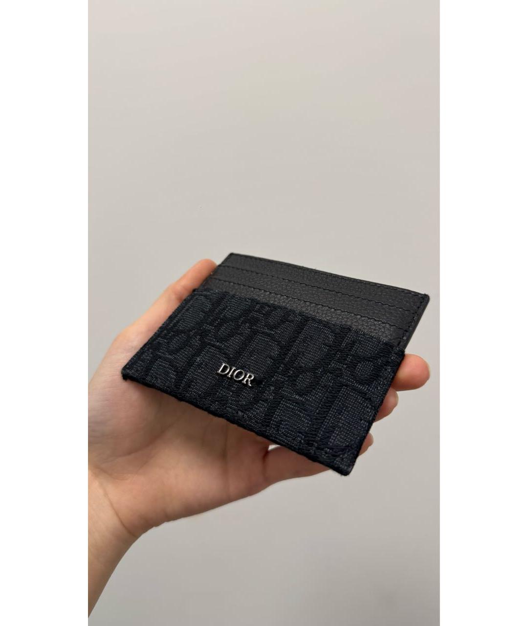 CHRISTIAN DIOR Темно-синий кардхолдер, фото 4