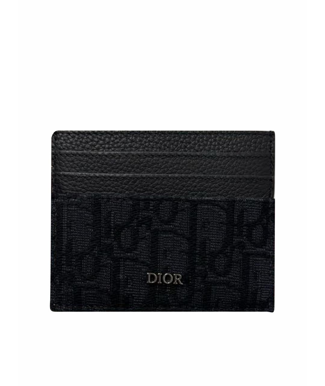 CHRISTIAN DIOR Темно-синий кардхолдер, фото 1