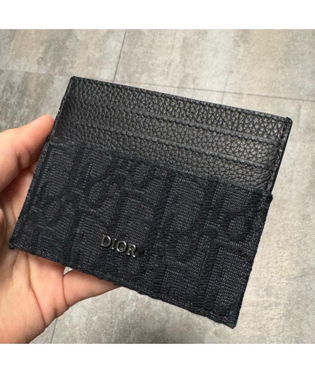 CHRISTIAN DIOR Темно-синий кардхолдер, фото 5