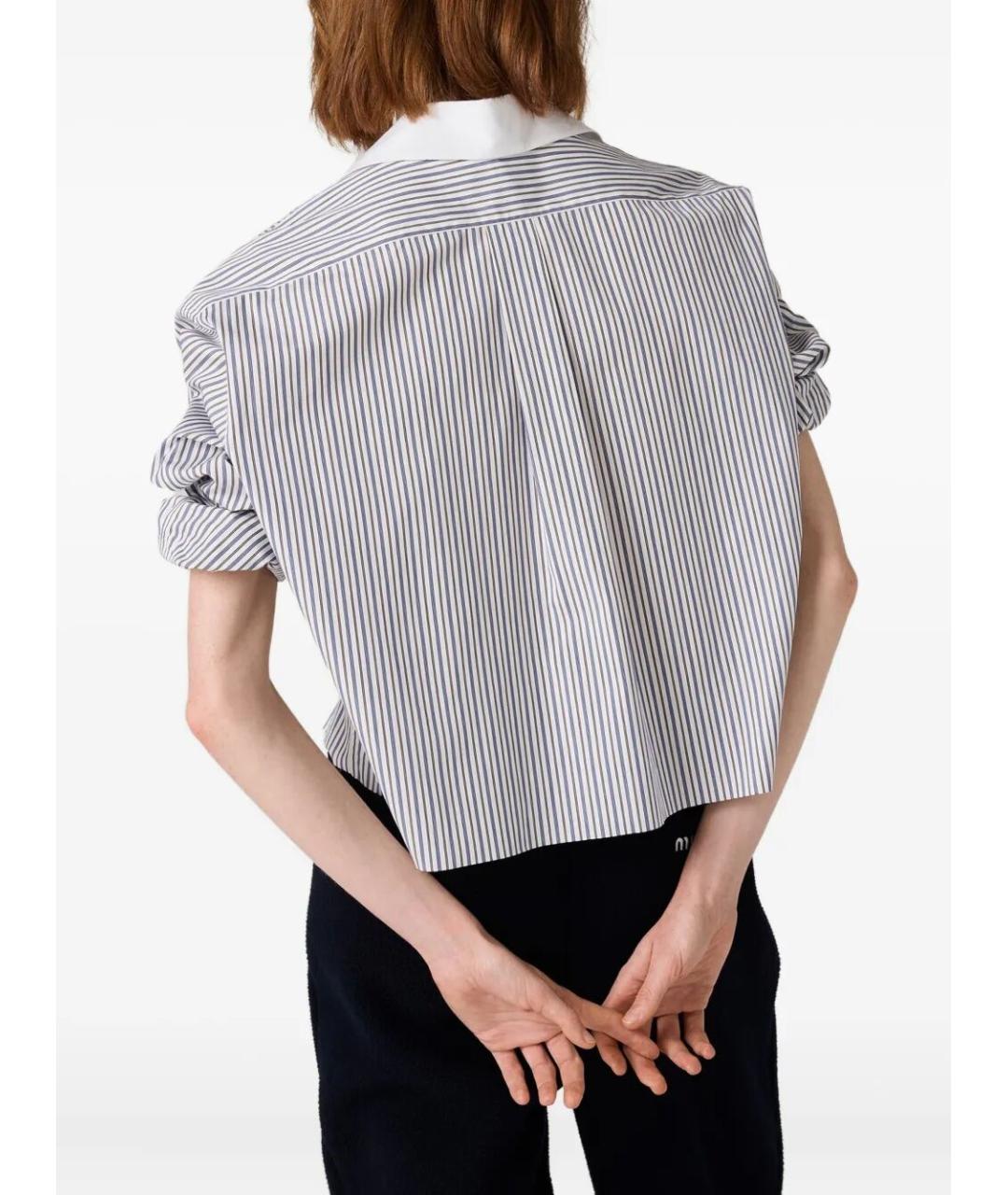 MIU MIU Мульти хлопковая рубашка, фото 4