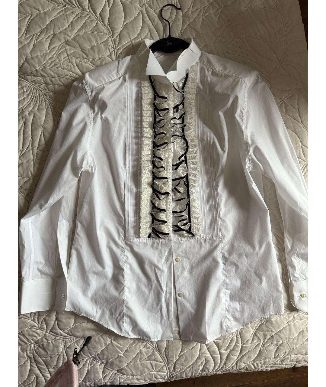 DOLCE&GABBANA Белая рубашка, фото 4