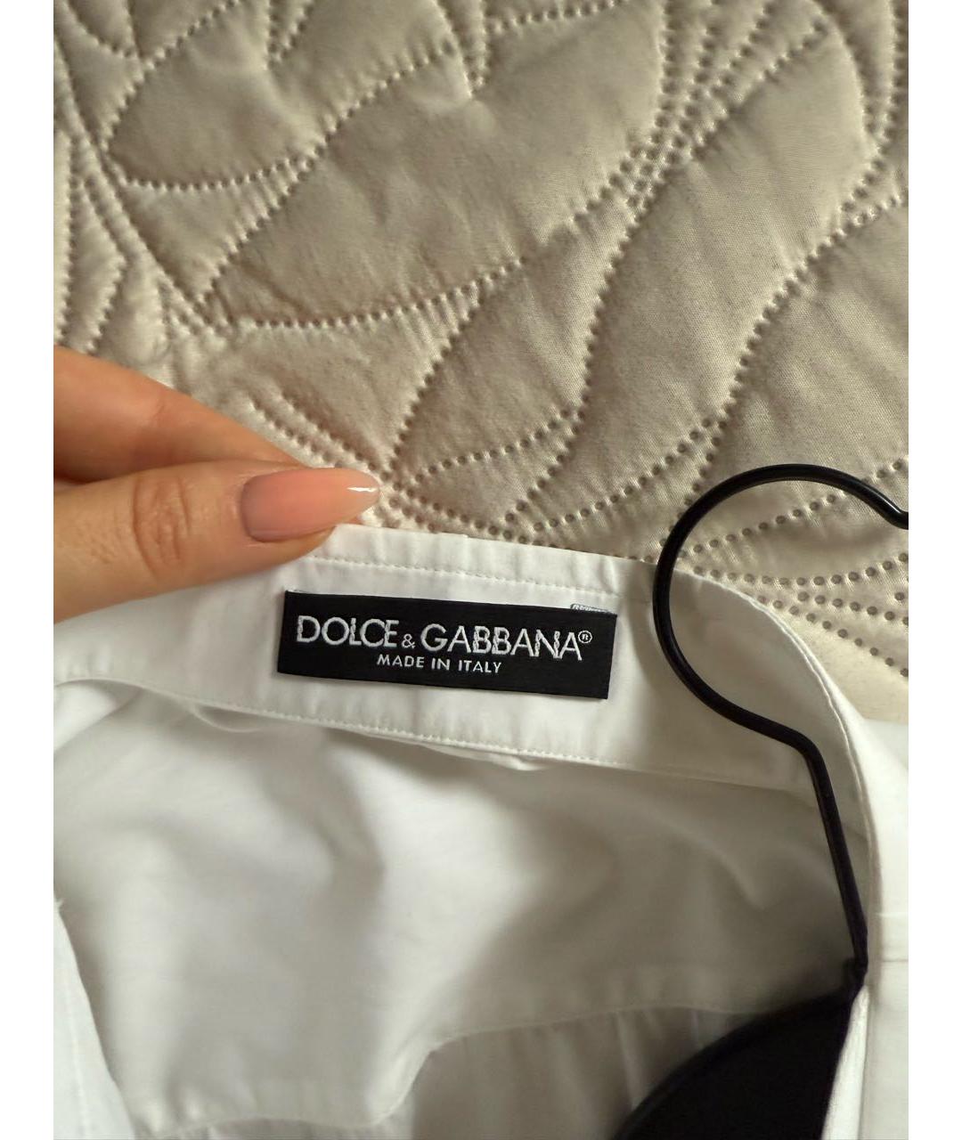 DOLCE&GABBANA Белая рубашка, фото 2