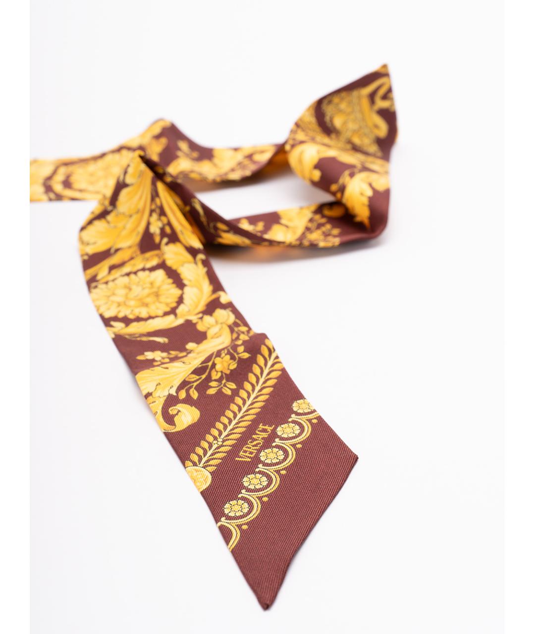 VERSACE Мульти шелковый шарф, фото 3