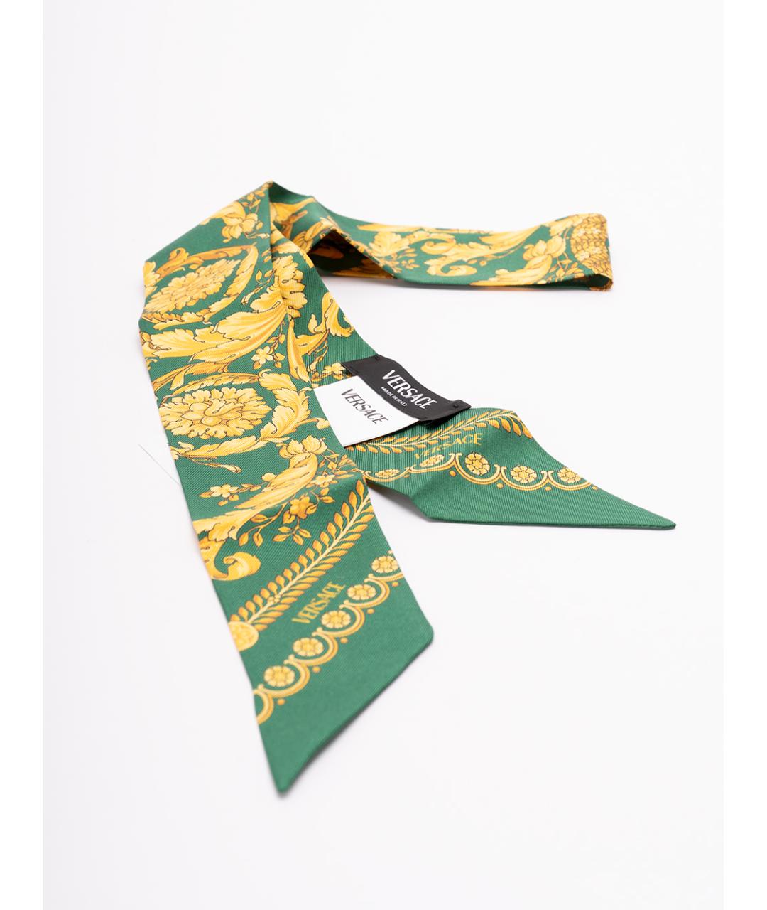 VERSACE Мульти шелковый шарф, фото 3