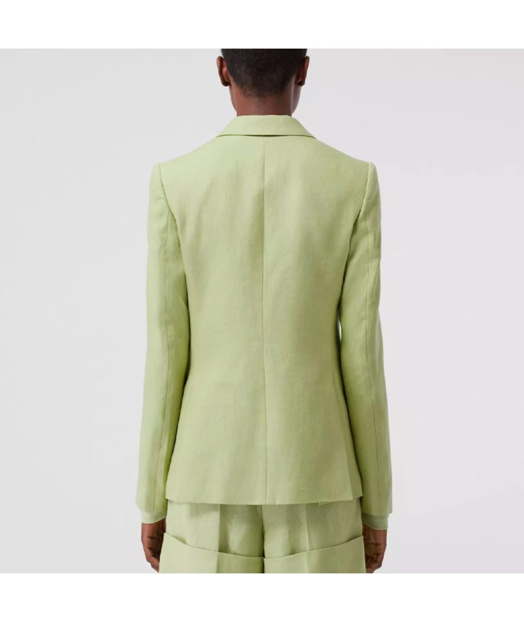 BURBERRY Зеленый жакет/пиджак, фото 5