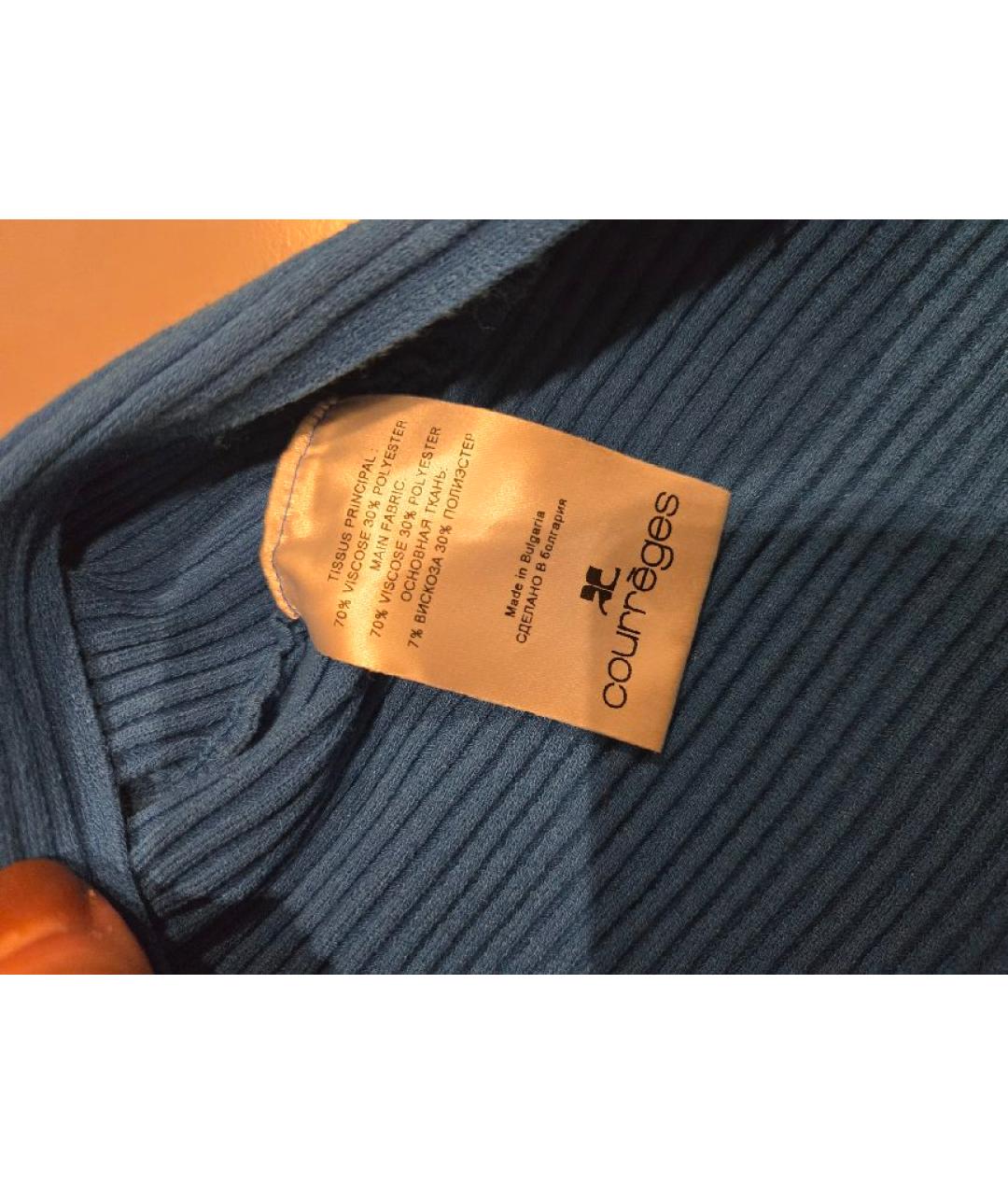 COPERNI Синий вискозный джемпер / свитер, фото 3