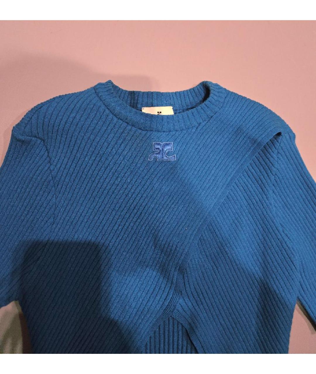 COPERNI Синий вискозный джемпер / свитер, фото 2