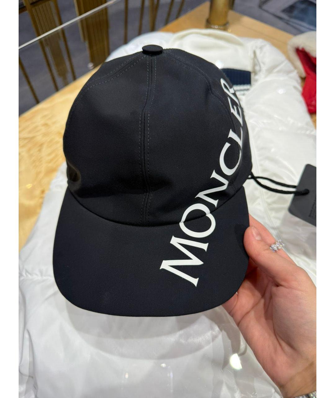 MONCLER Черная кепка/бейсболка, фото 3