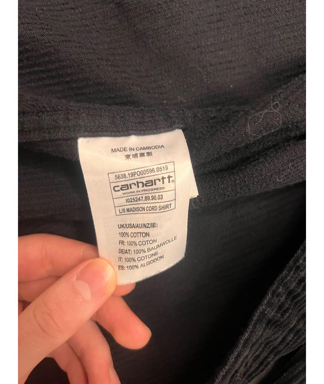 CARHARTT Черная классическая рубашка, фото 8