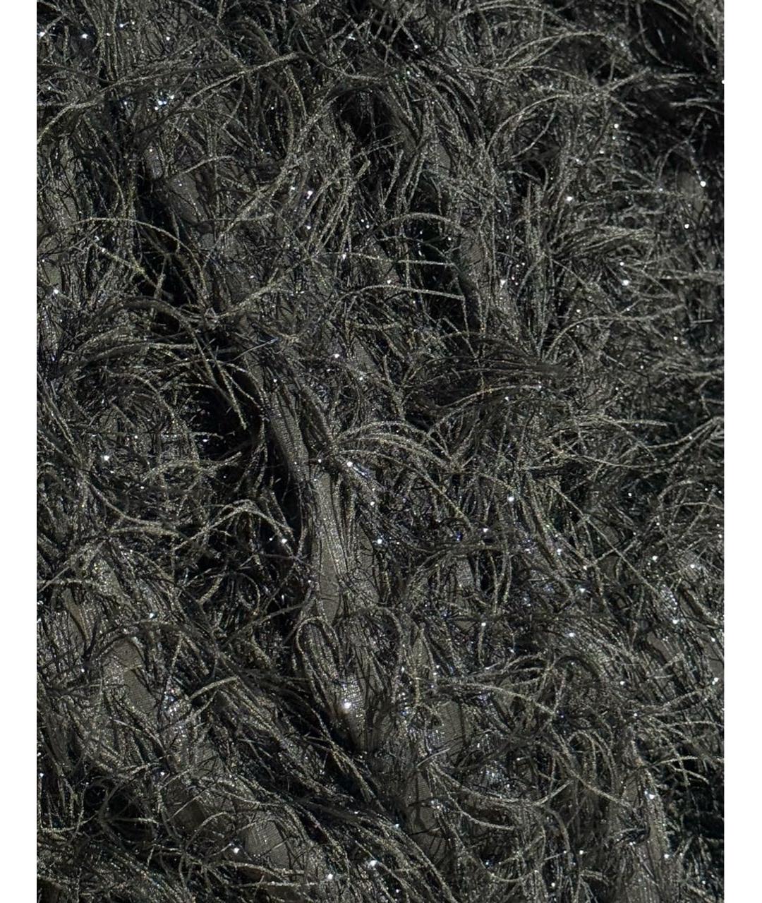 BRUNELLO CUCINELLI Темно-синяя вискозная юбка миди, фото 4