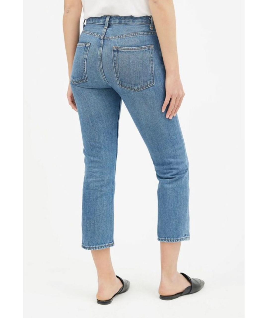 ACNE STUDIOS Синие хлопковые прямые джинсы, фото 8