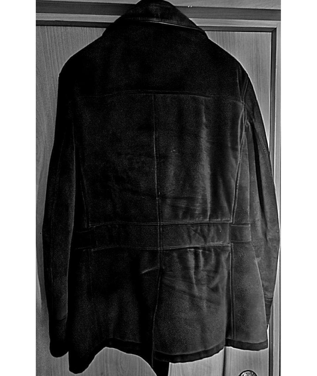 PAL ZILERI Черная замшевая куртка, фото 2