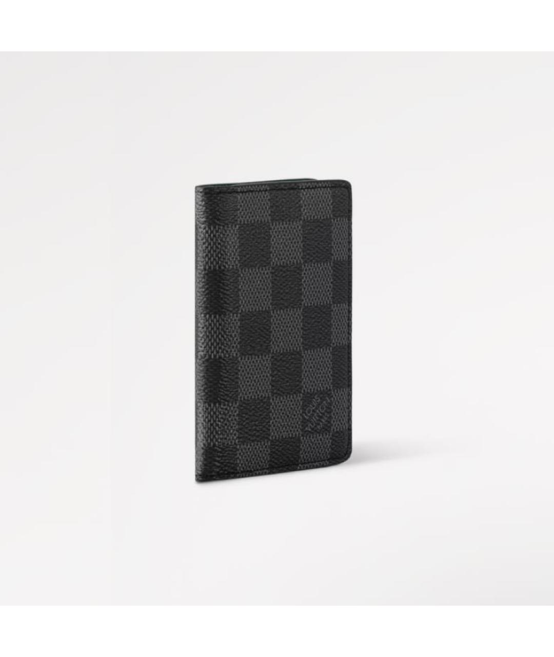 LOUIS VUITTON Антрацитовый кошелек, фото 2