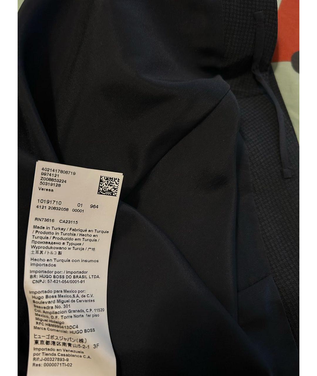 HUGO BOSS Черная шерстяная юбка миди, фото 6