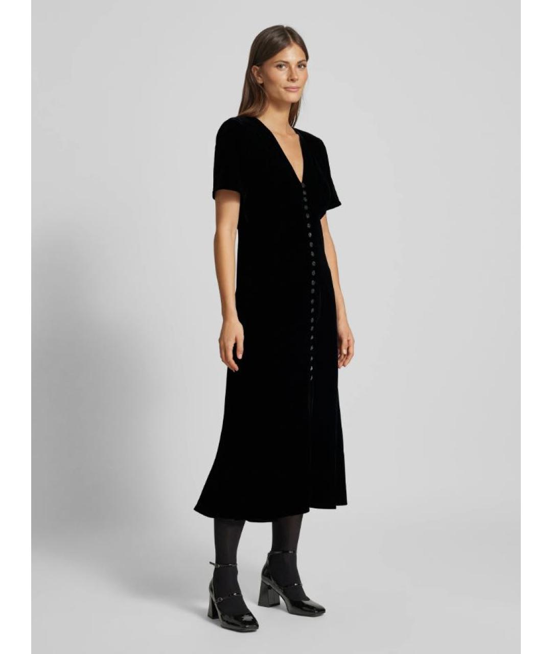 THE KOOPLES Черное бархатное вечернее платье, фото 5