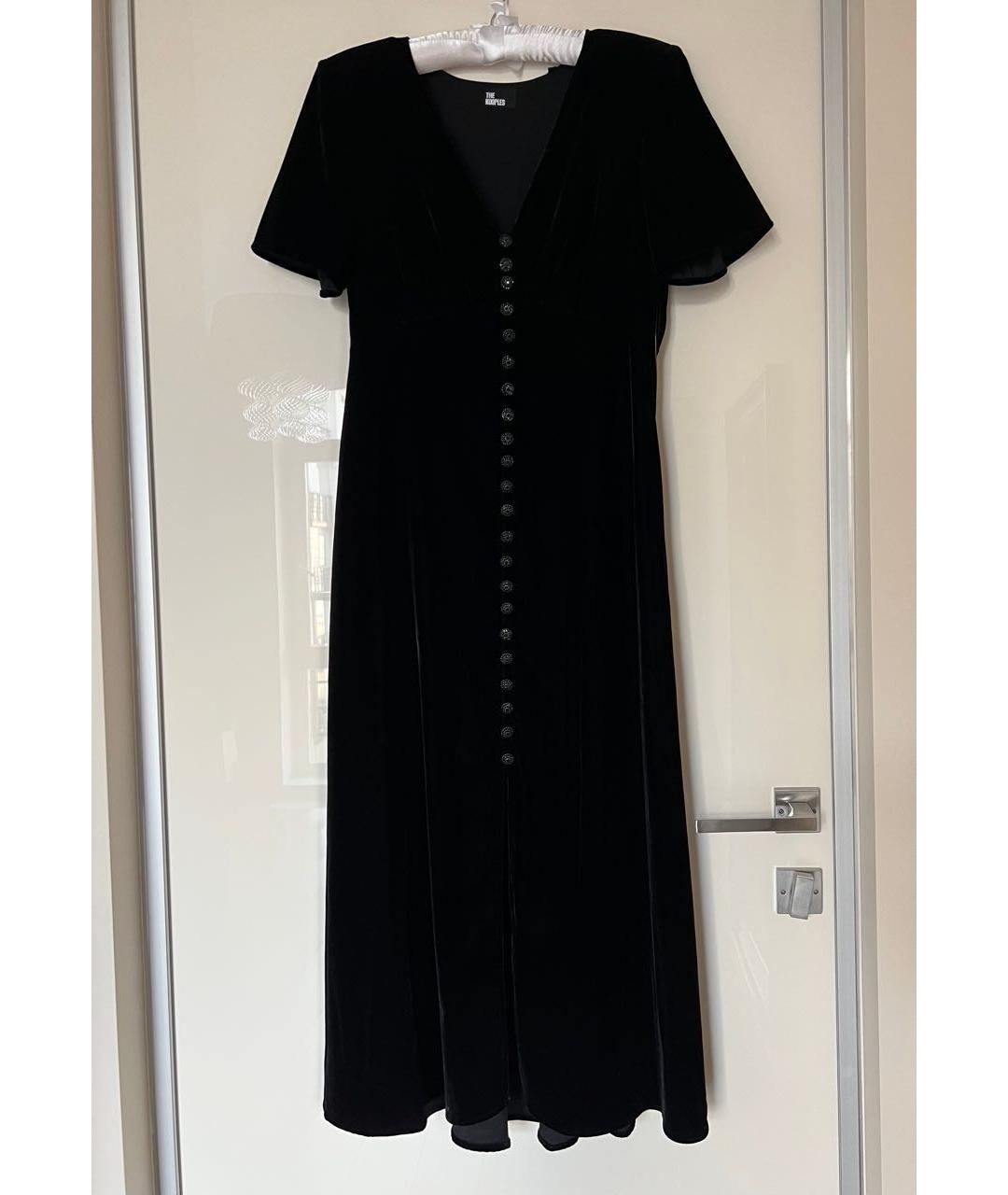 THE KOOPLES Черное бархатное вечернее платье, фото 2