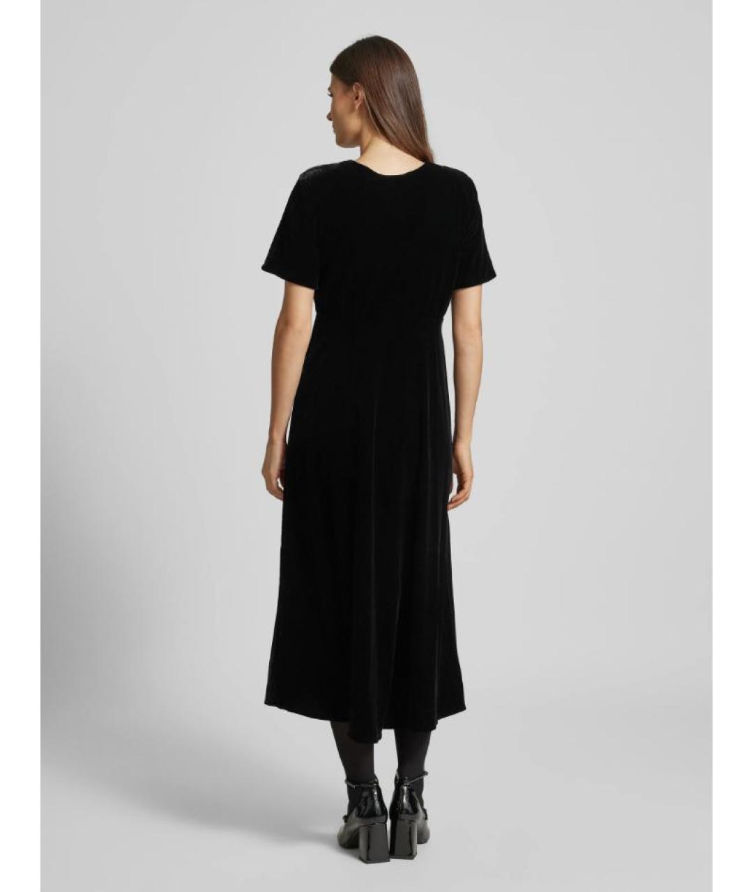 THE KOOPLES Черное бархатное вечернее платье, фото 7