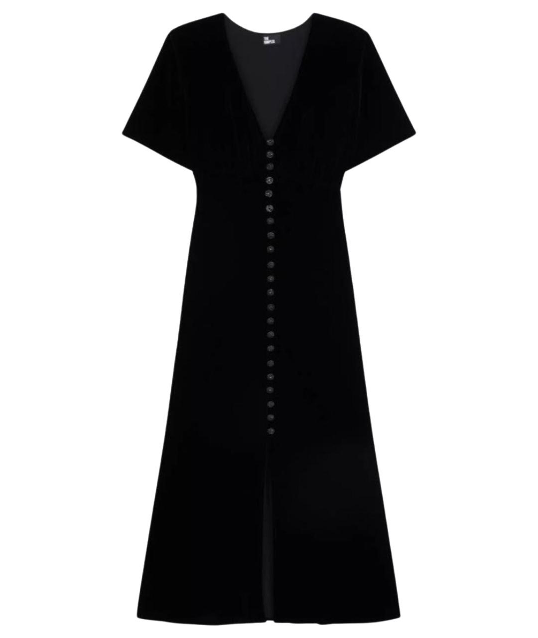 THE KOOPLES Черное бархатное вечернее платье, фото 1