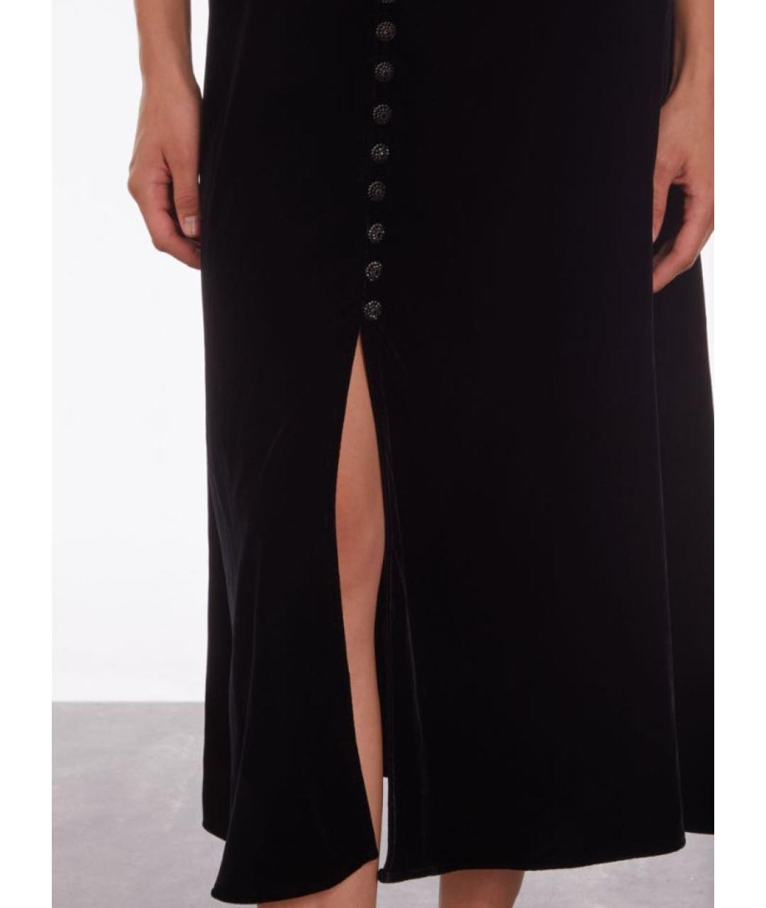 THE KOOPLES Черное бархатное вечернее платье, фото 8