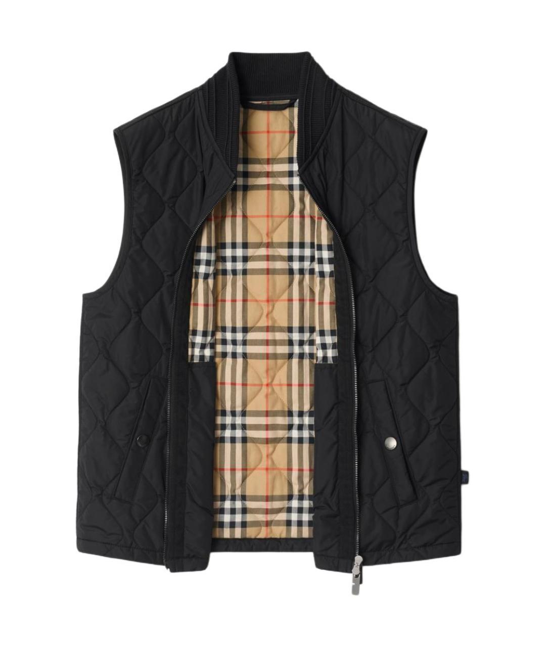 BURBERRY Черный жилет, фото 2