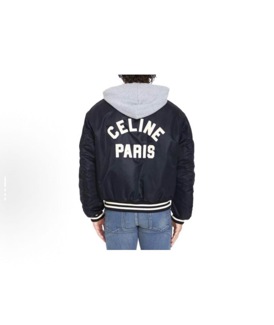 CELINE Черная полиэстеровая куртка, фото 2