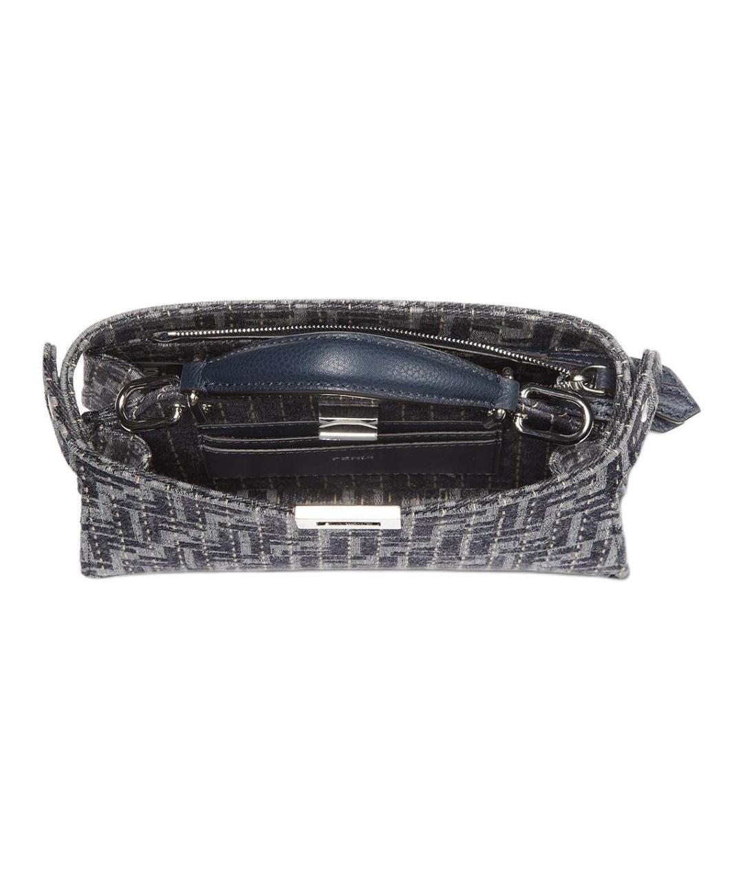 FENDI Темно-синяя сумка на плечо, фото 4