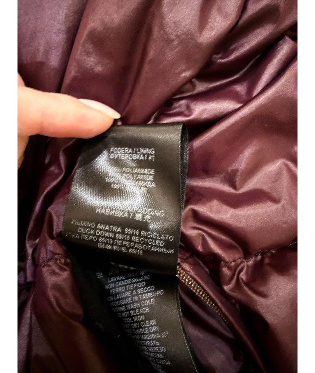 BACON Бордовый пуховик, фото 6