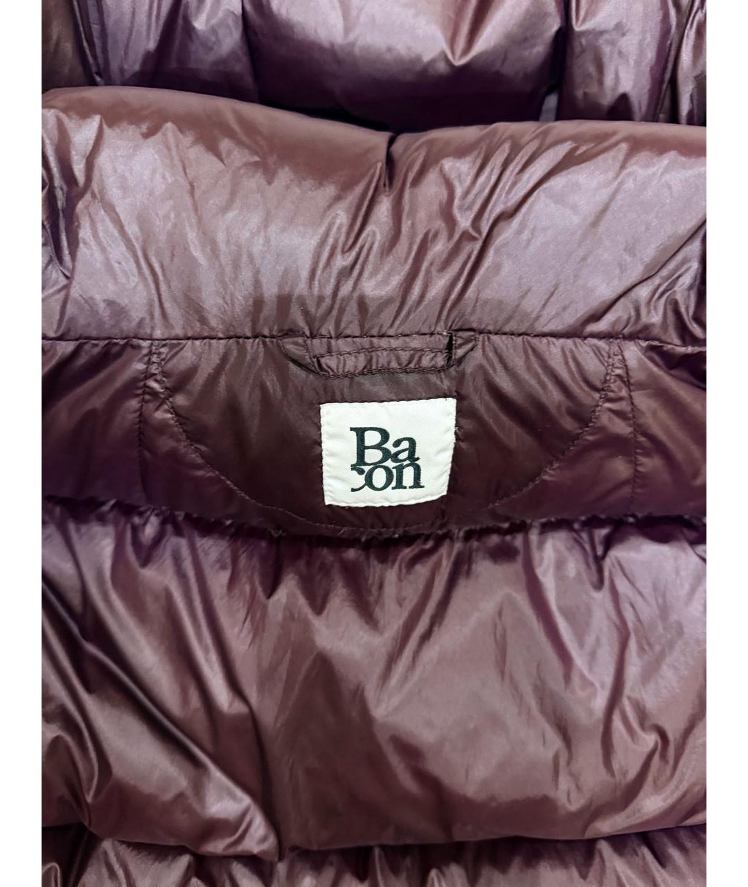 BACON Бордовый пуховик, фото 4
