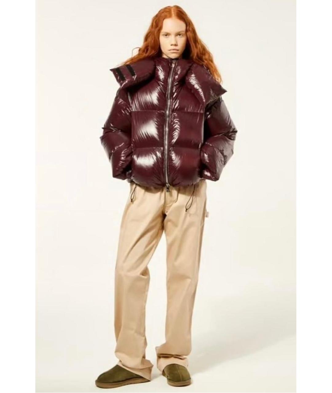 BACON Бордовый пуховик, фото 3