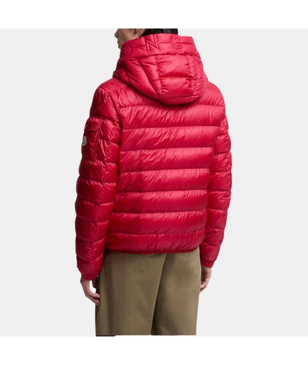 MONCLER Красный пуховик, фото 3