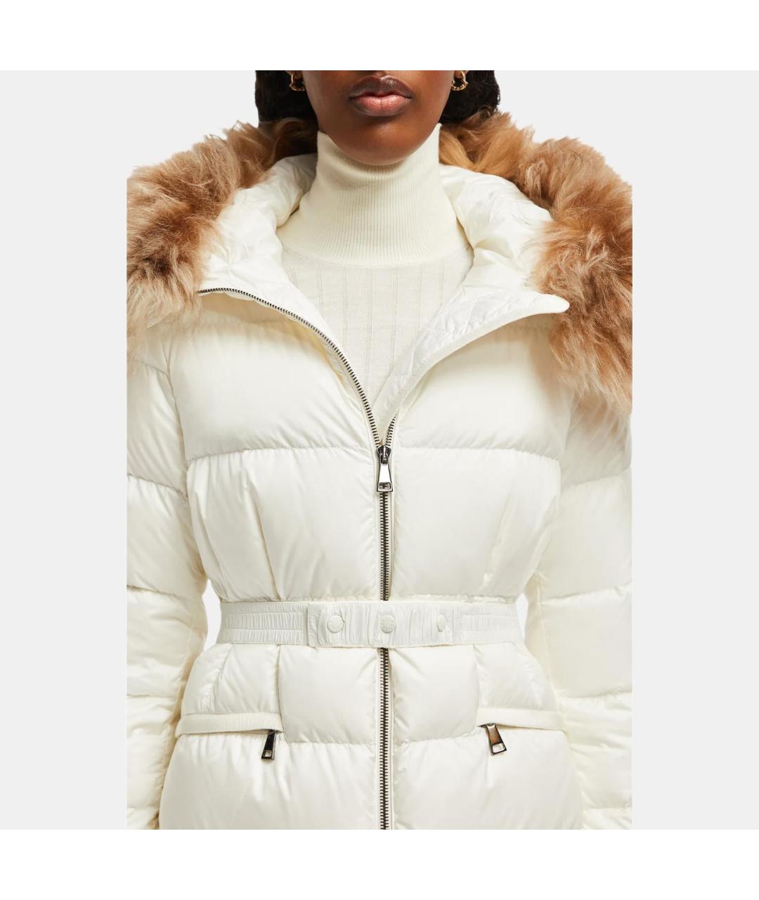 MONCLER Белый пуховик, фото 5