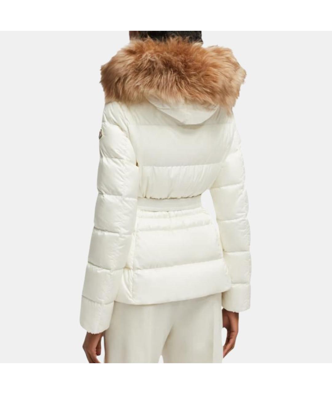 MONCLER Белый пуховик, фото 4