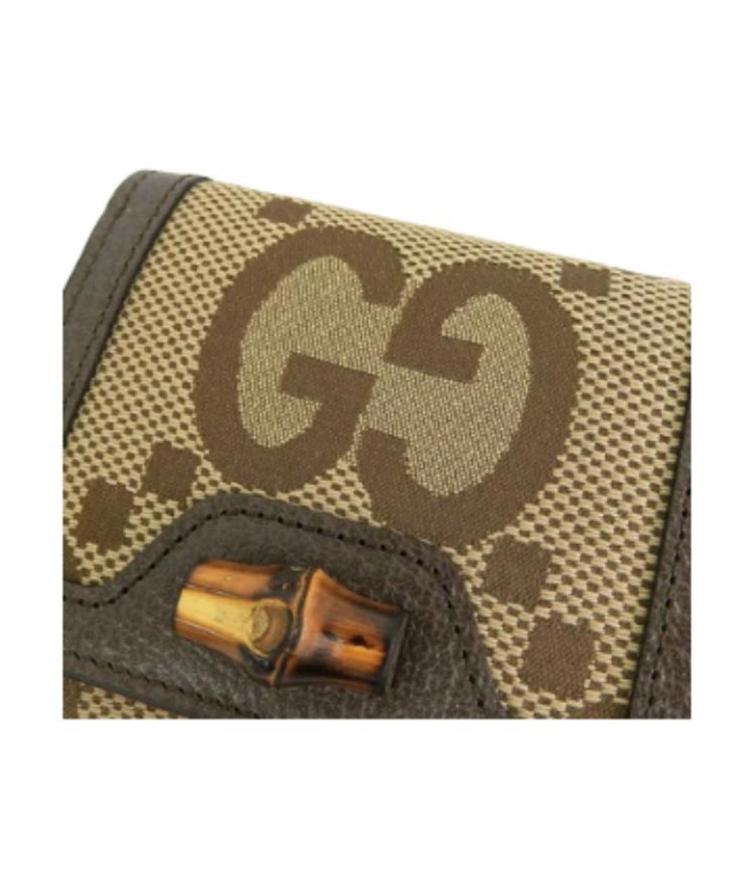 GUCCI Коричневый кошелек, фото 6