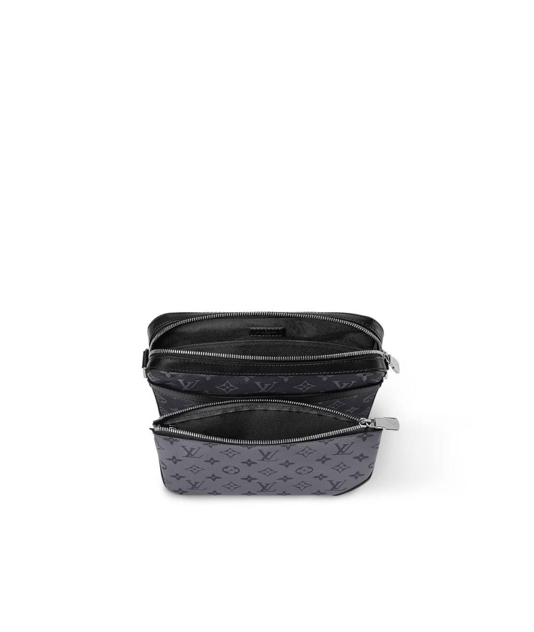 LOUIS VUITTON Антрацитовая сумка на плечо, фото 4