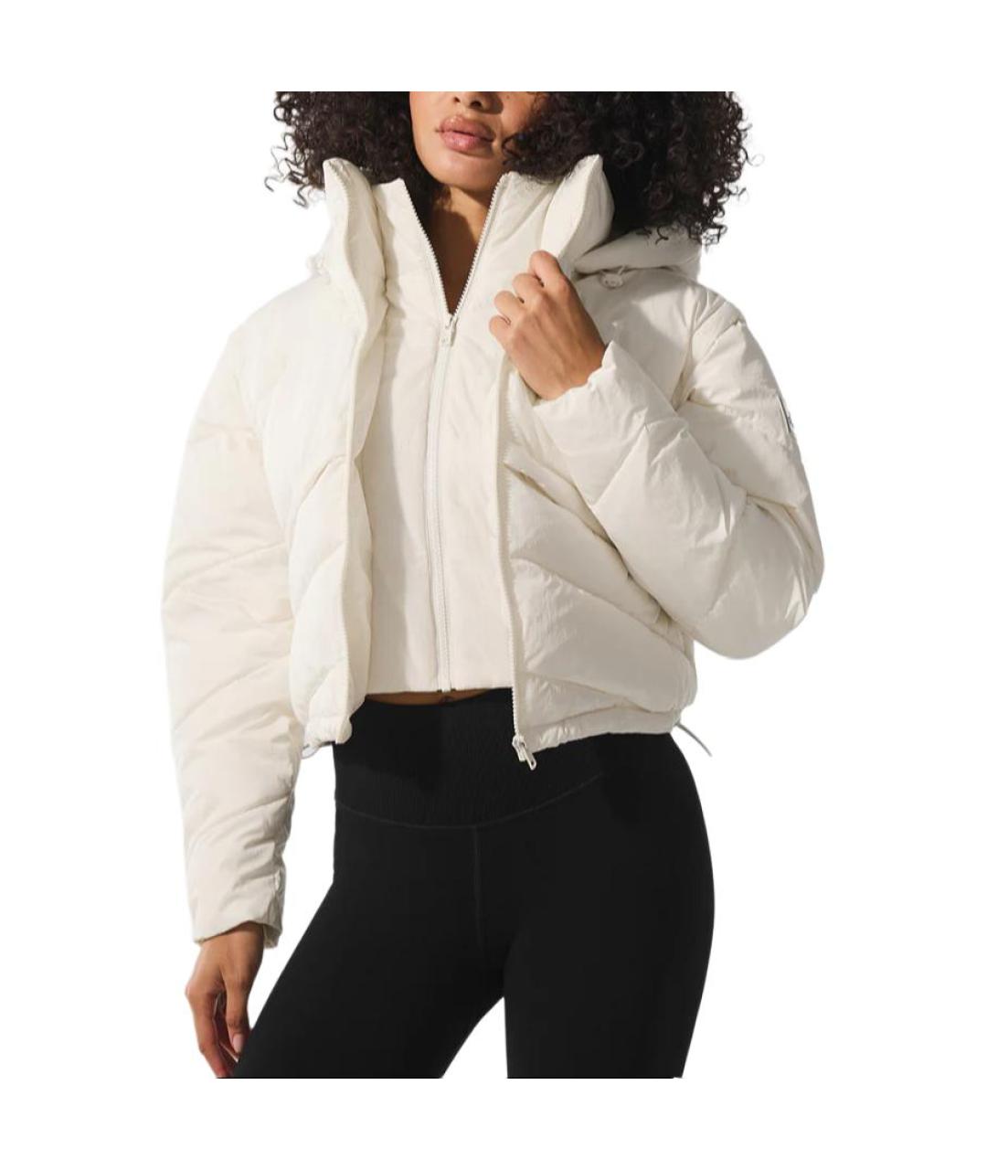 ALO YOGA Бежевый пуховик, фото 3