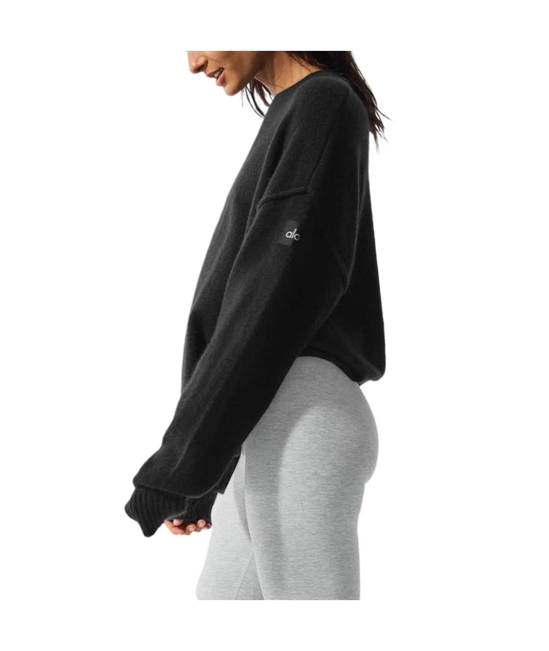 ALO YOGA Черный джемпер / свитер, фото 3