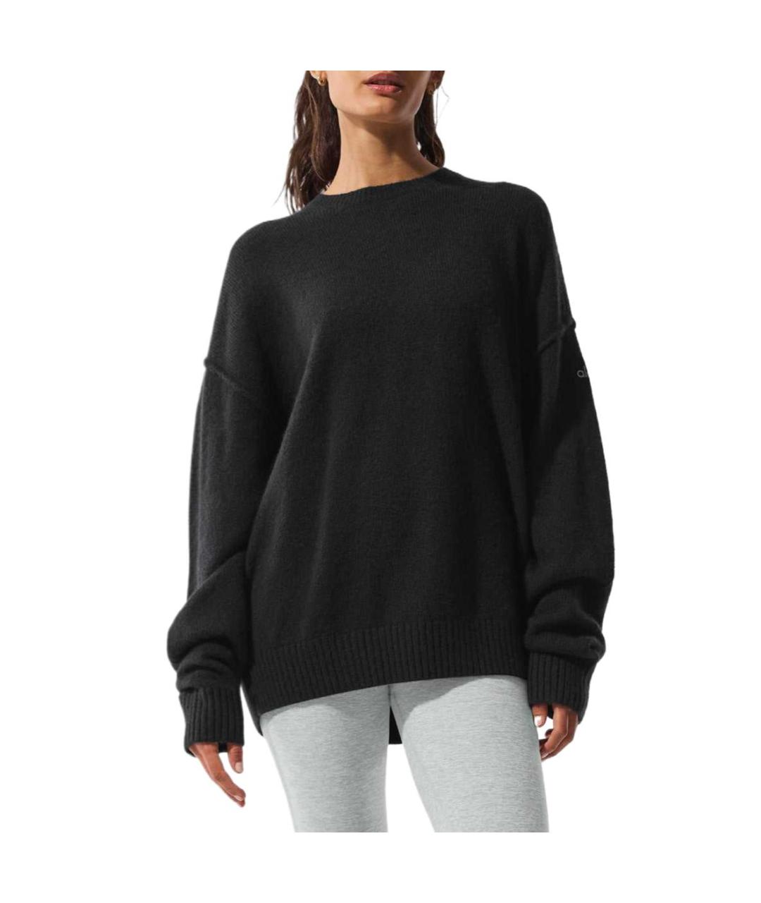 ALO YOGA Черный джемпер / свитер, фото 4