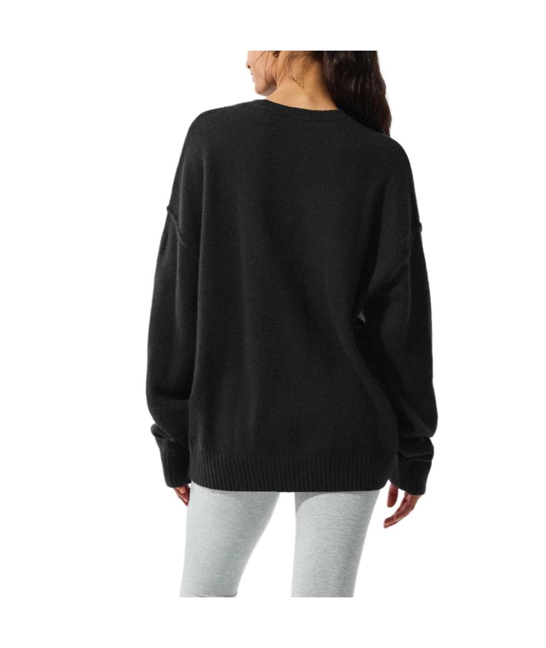 ALO YOGA Черный джемпер / свитер, фото 2