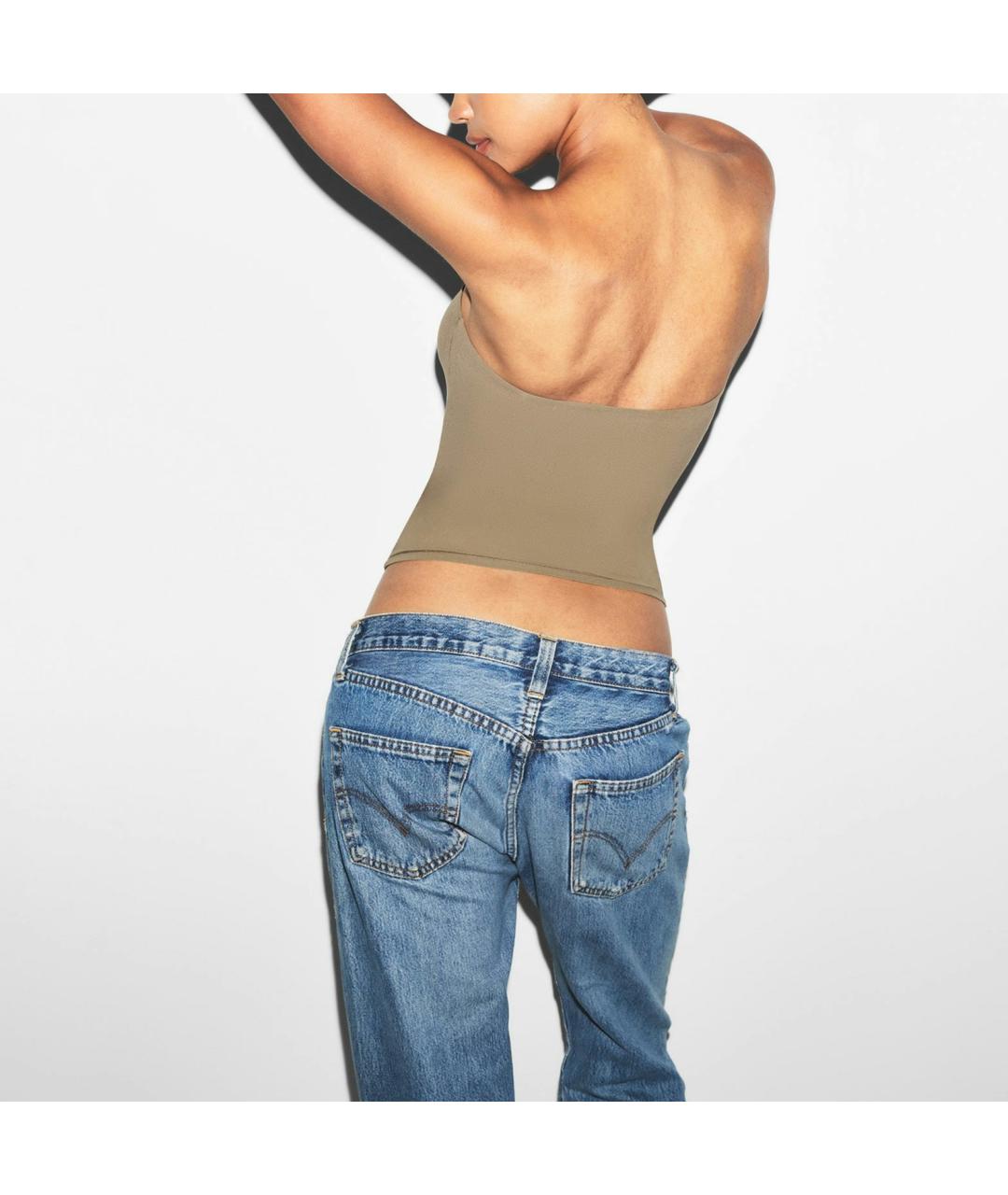 SKIMS Коричневая майка, фото 5