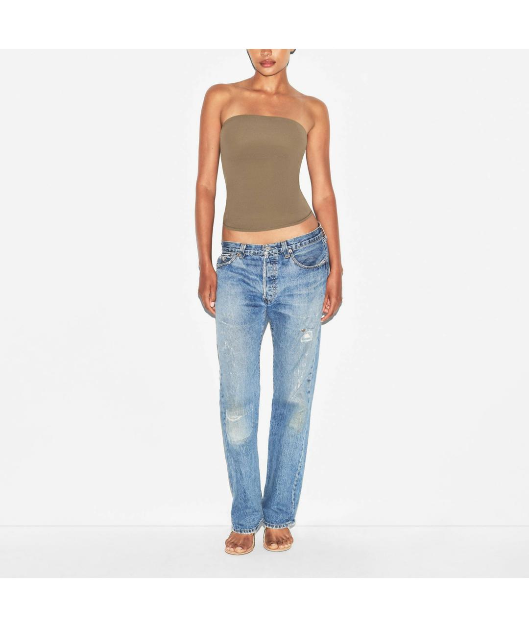 SKIMS Коричневая майка, фото 3